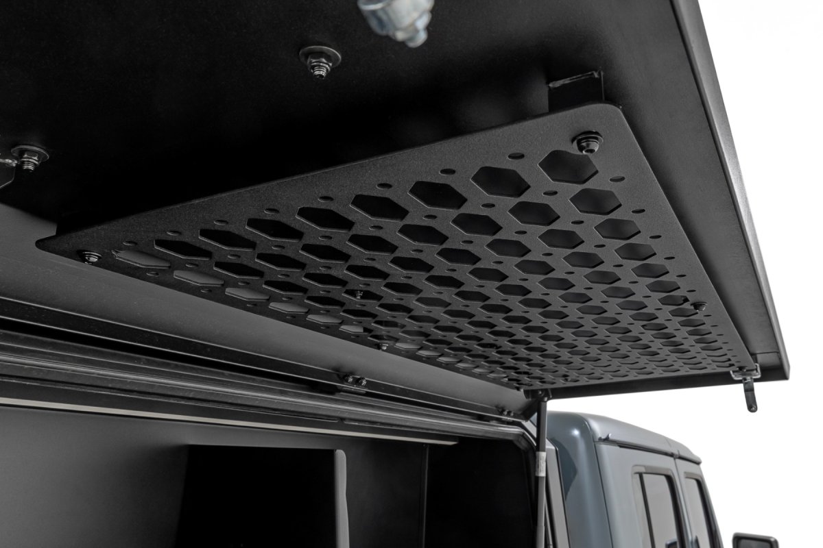 Jeep Gladiator Molle Panel Kit - Rough Country - Bed Cap Door - Black - '20-'26
